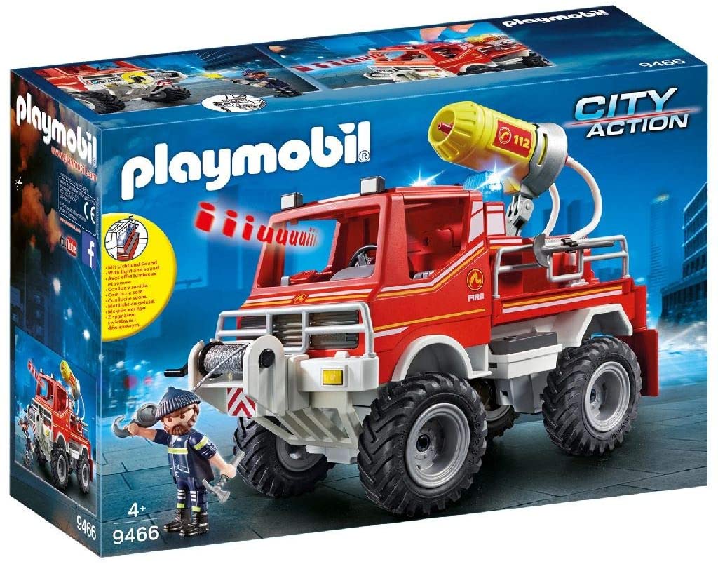 Playmobil City Action 9466 Camion dei pompieri per bambini dai 5 anni in su