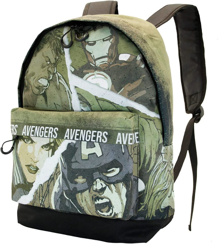 The Avengers Shout-Fan HS Backpack, Military Green