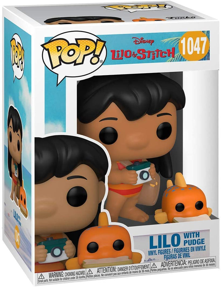 Disney Lilo e Stitch Lilo con Pudge Funko 55621 Pop! Vinile #1047