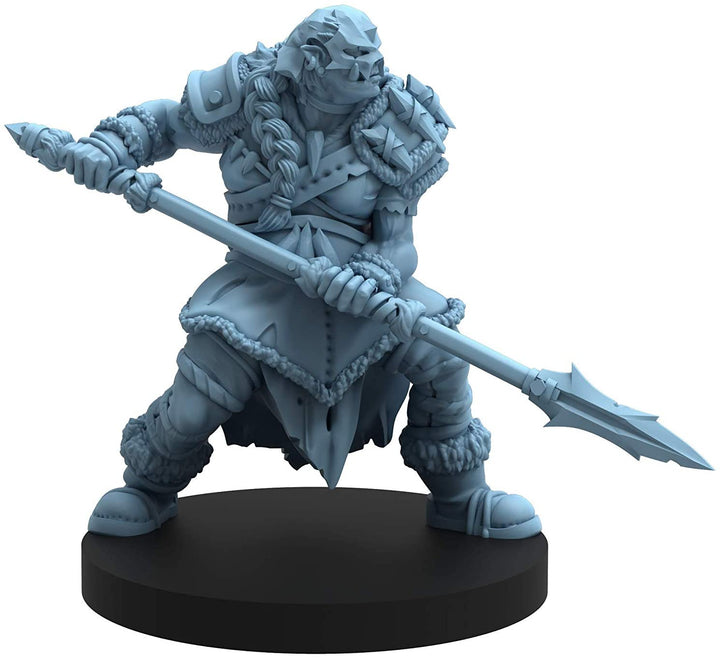 Epic Encounters: Hall of the Orc King - RPG Fantasy Roleplaying Tabletop Game with 20 Orc Miniatures, Double-Sided Game Mat, & Game Master Adventure Book with Monster Stats, 5E Compatible