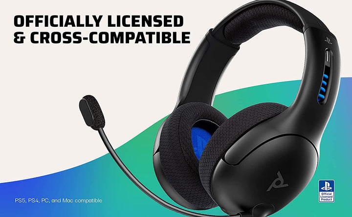 PDP LVL50 Wireless Stereo Headset - PlayStation 5 & PlayStation 4 Edition (2023) (‎051-049-EU-BK)