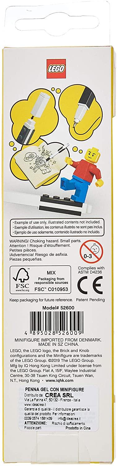 Lego Gel Pen Blue + Minifigures - Yachew