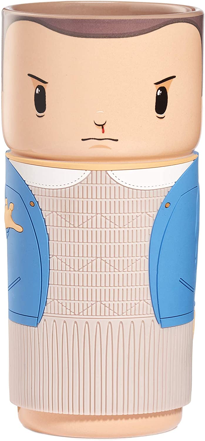 CosCups by Numskull Stranger Things Eleven Ceramic Mug with Rubber Sleeve 400ml