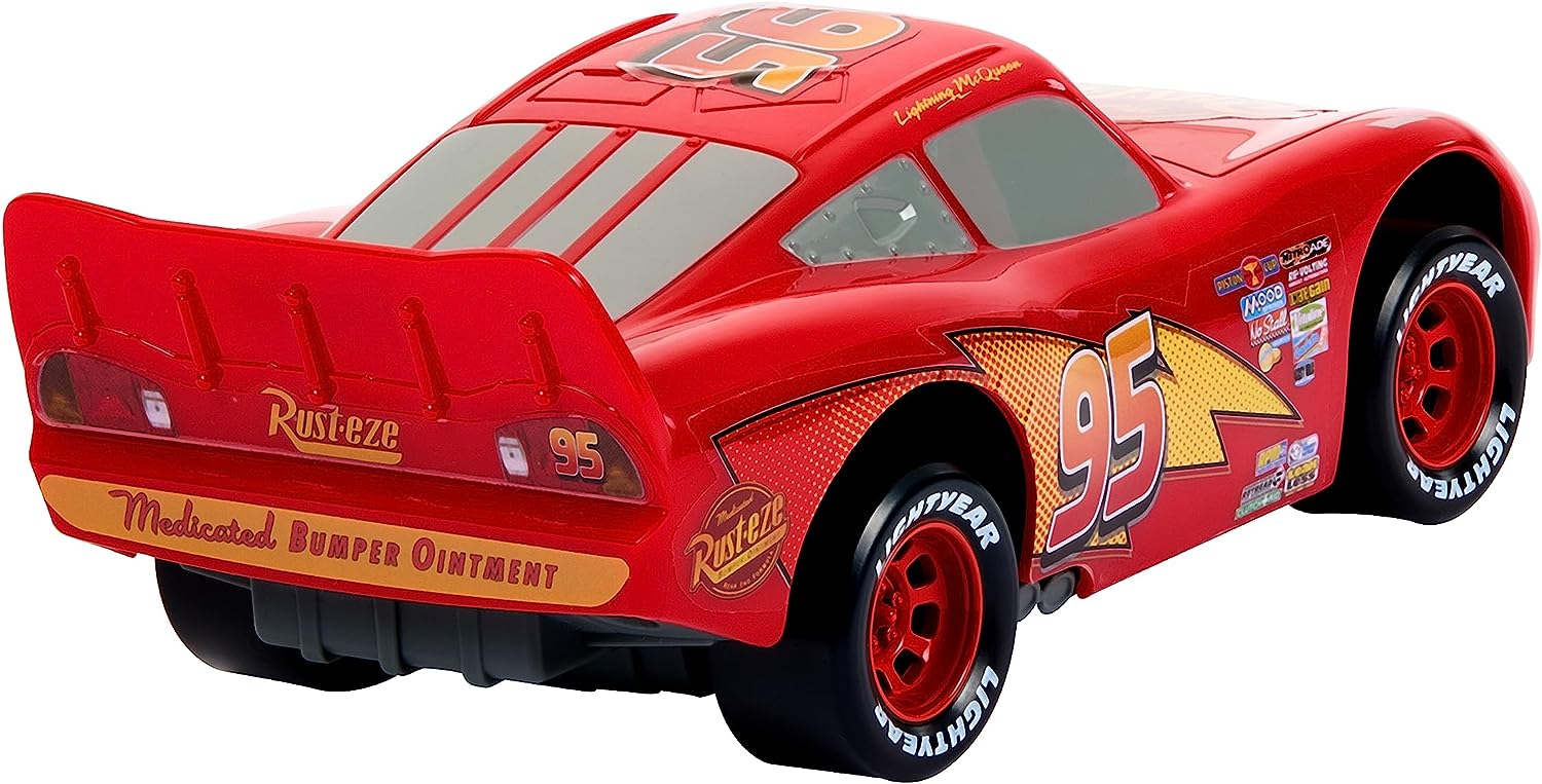 Disney and Pixar Cars Moving Moments Lightning McQueen Vehicle - Interactive Moving Eyes & Mouth, No Batteries Needed 5