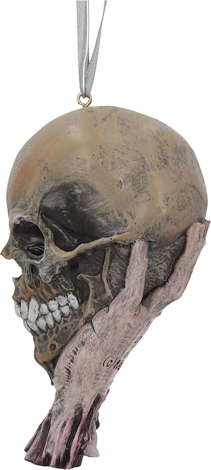Nemesis Now Officially Licensed Metallica Sad But True Festive Hanging Decorative Ornament, Natural, 10.8cm