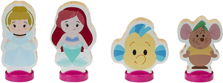 Set di 4 figure in legno della principessa - Gli stili variano