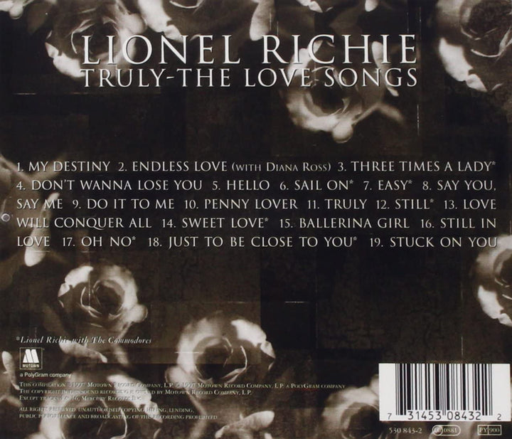 Lionel Richie - Truly The Love Songs [Audio CD]