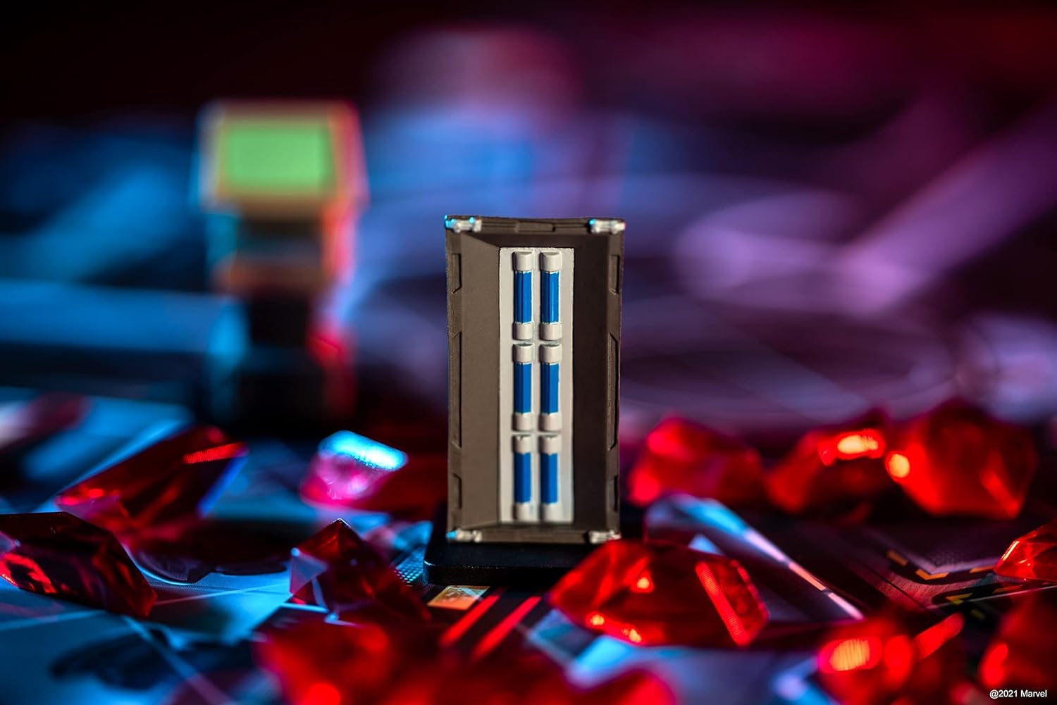 Funko Games Funkoverse Marvel 100 4Pack - Thanos - Captain America, Black Widow, Iron Man And Black Panther - 3'' (7.6 Cm) POP! - Light Strategy Board Game 8