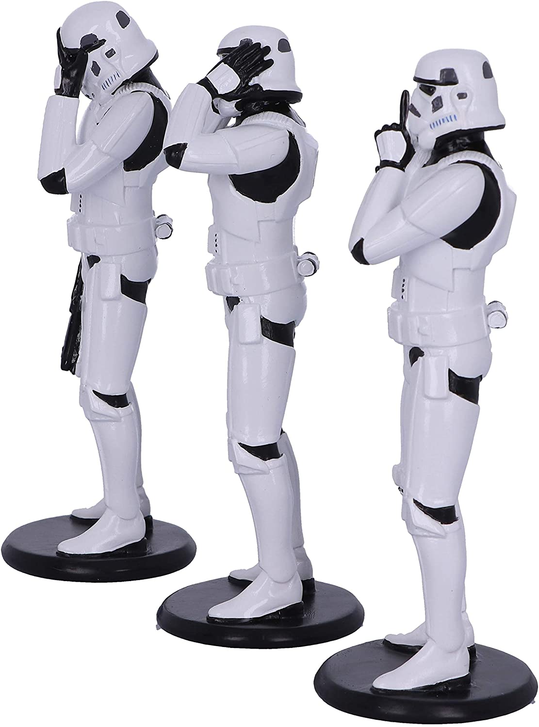 Nemesis Now Original Stormtroopers - Three Wise Sci-Fi Figurines in White (B4889P9) 9