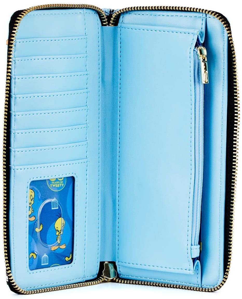 Loungefly Looney Tunes Tweety and Sylvester Zip-Around Wallet