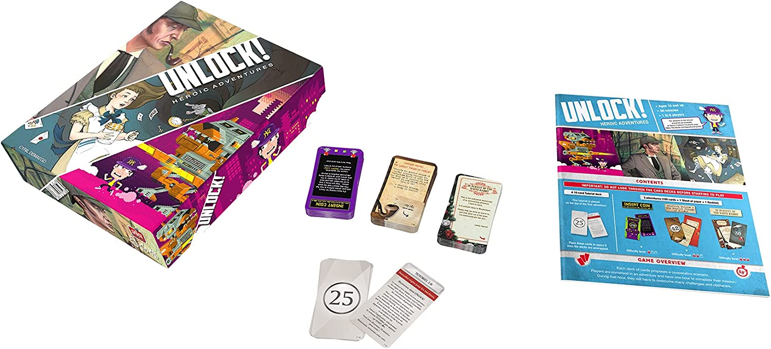 Asmodee Unlock 5! Heroic Adventures Brettspiel 5