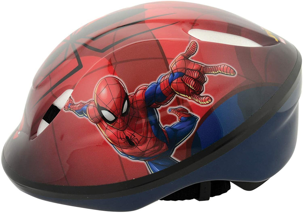 Spiderman Boys Safety Helmet, Red, 48-54 cm - Yachew