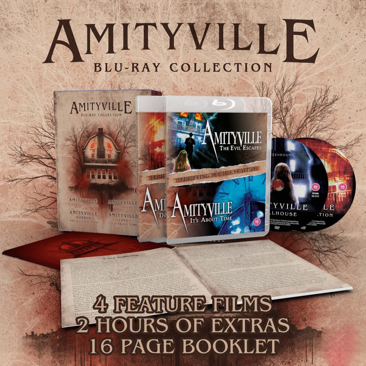 Amityville Blu-Ray-Sammlung: Das Böse entkommt, Es ist an der Zeit, Eine neue Generation, Puppenhaus [Blu-ray]