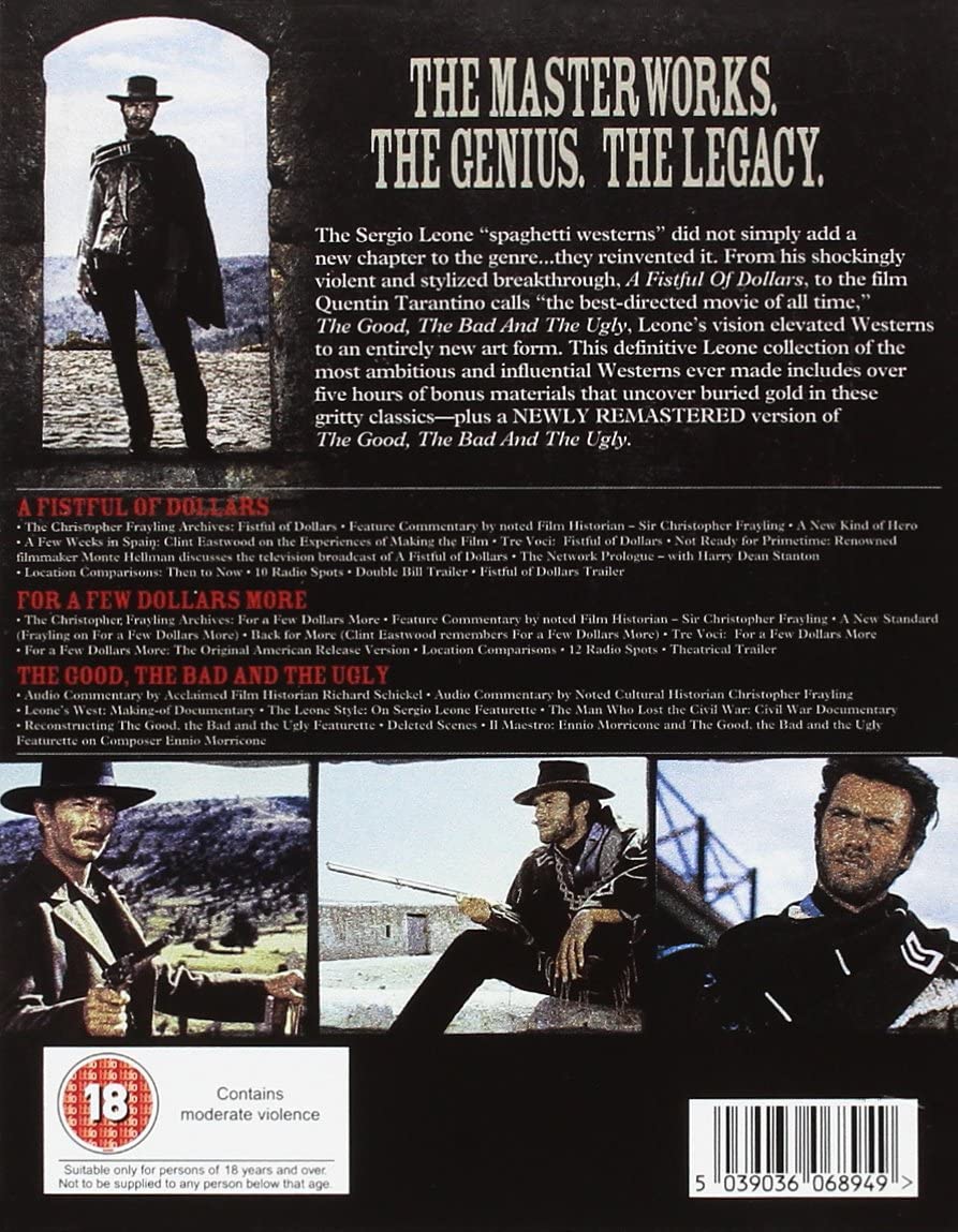 The Man With No Name Trilogy (1964-1966) - Blu-ray Box Set [Blu-ray] 3