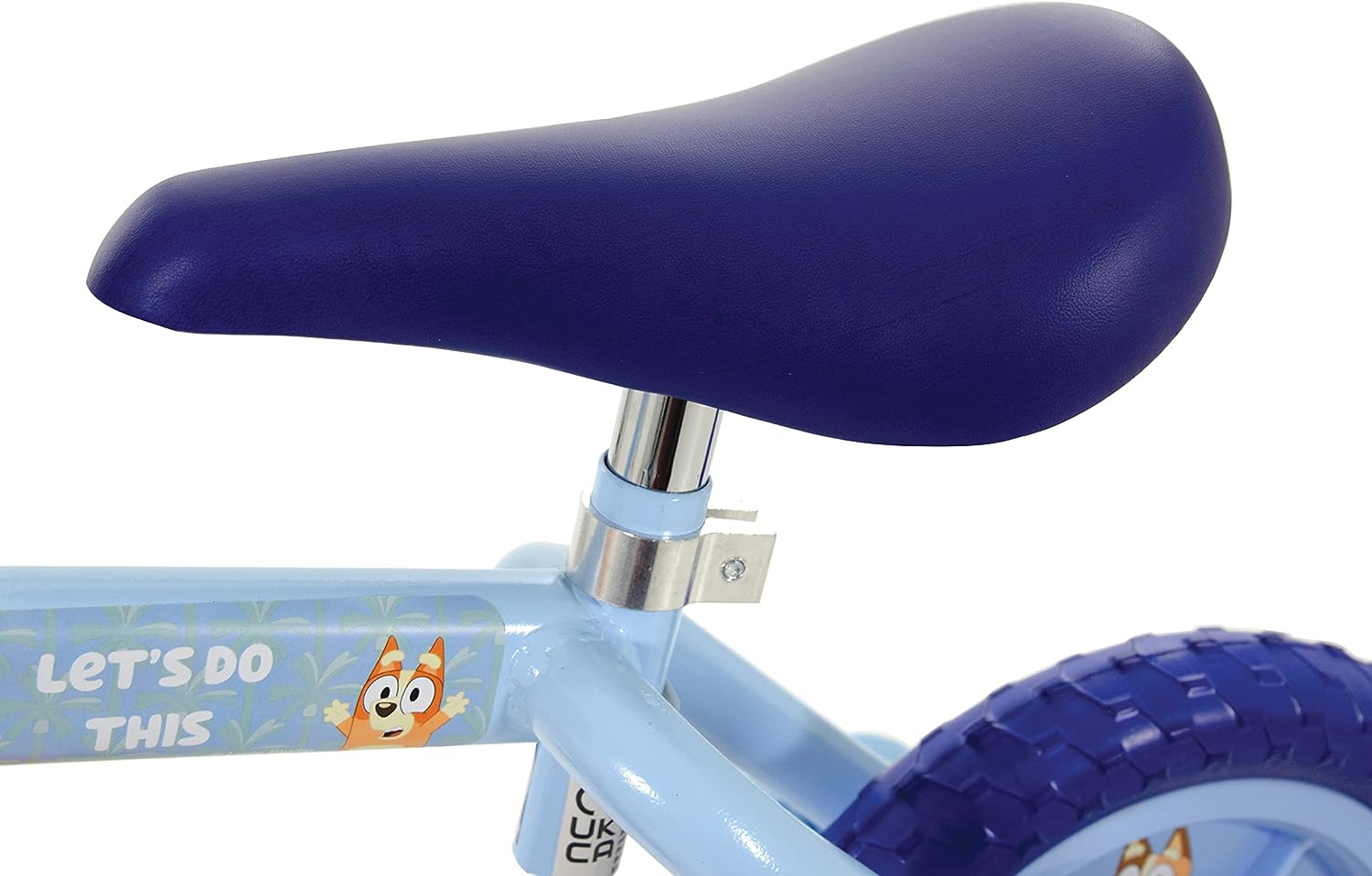 Bluey 2in1 10" Trainingsfahrrad – umwandelbares Lauf- und Tretfahrrad für Kinder 6