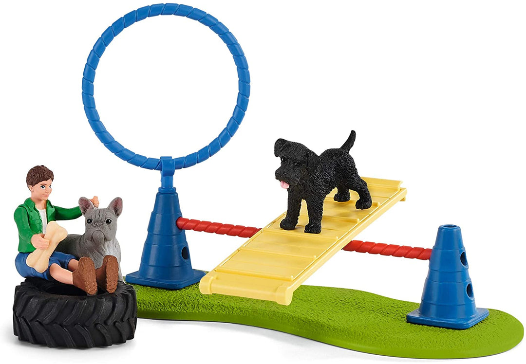 Schleich 42536 Farm World Puppy Agility Training