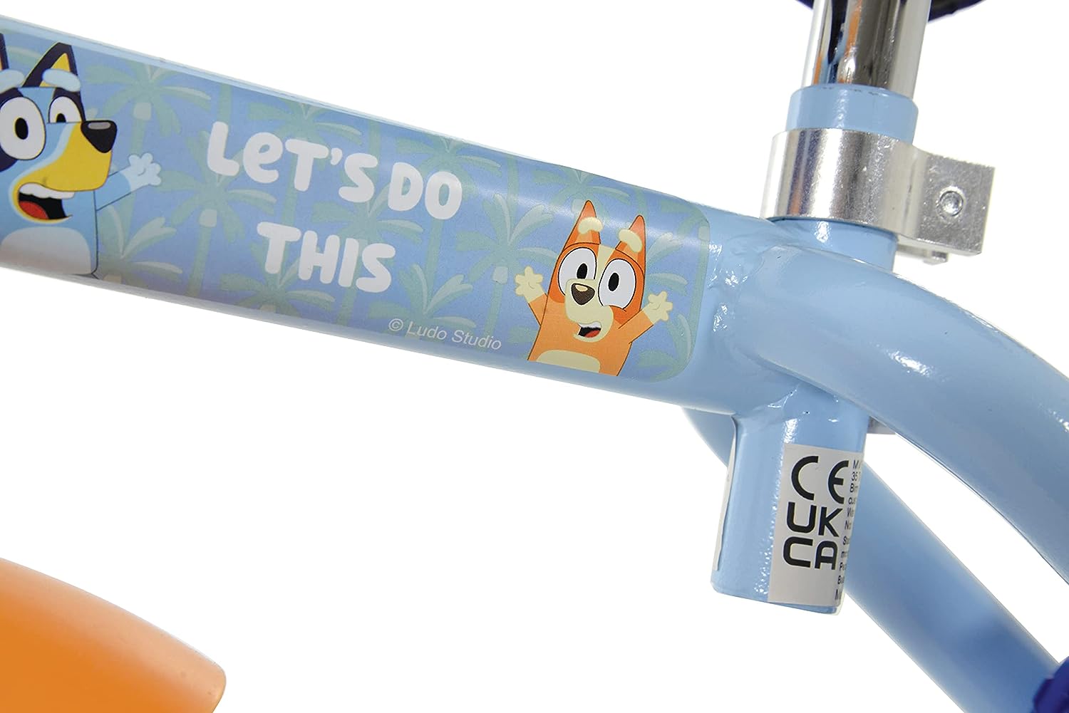 Bluey 2in1 10" Trainingsfahrrad – umwandelbares Lauf- und Tretfahrrad für Kinder 13