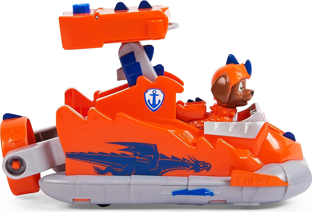 PAW PATROL 6063589, Rescue Knights Zuma Transforming Car with Collectible Action