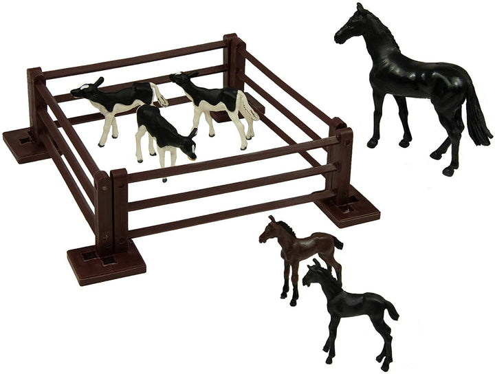 Britains 1:32 Baby Animal Farm Playset, Collectable Farmyard Animal Toys voor kinderen