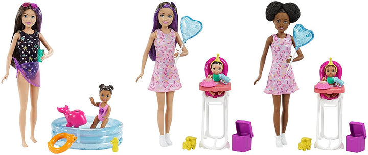 Barbie Skipper Babysitters Inc Poppen en speelset