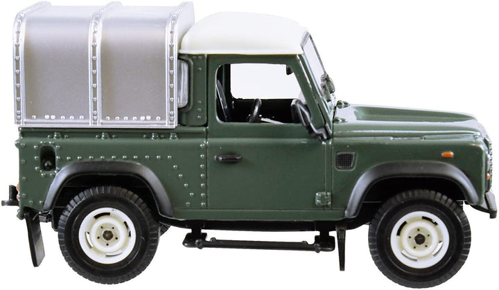 Britains 1:32 Green Land Rover Defender 90 with Canopy, Collectable Toy Car for Farm Set - Yachew