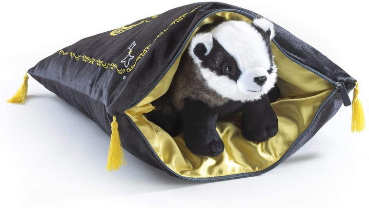 The Noble Collection Harry Potter Hufflepuff House Mascot Plush & Cushion - Officially Licensed 13in (34cm) Hufflepuff Badger Plush Toy Dolls Gifts