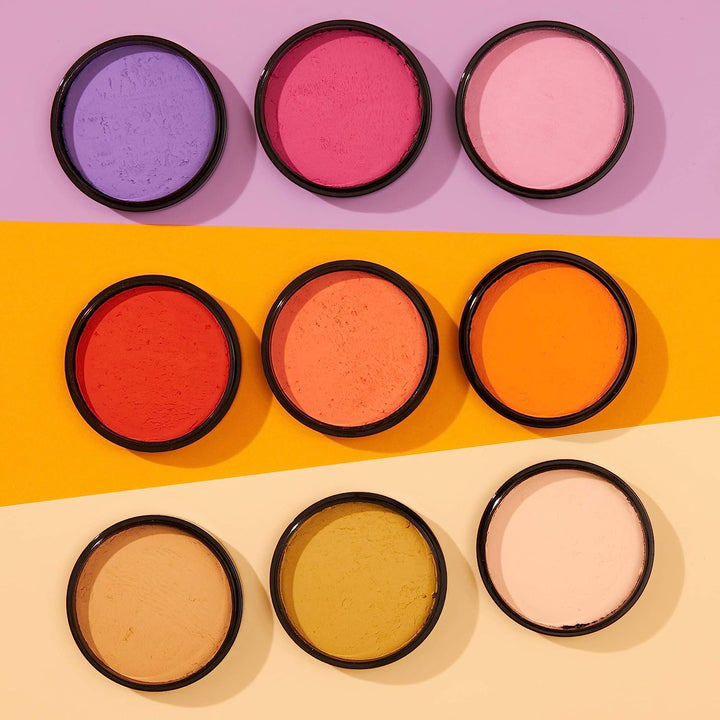 Pro Face & Body Paint Cake Pots by Moon Creations - Teal - Professional Water Based Face Paint Makeup for Adults, Kids - 36g