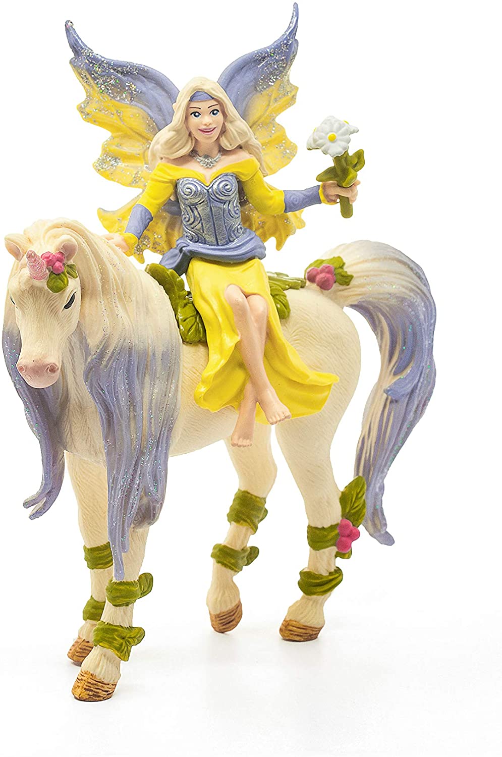 Schleich Bayala 70565 Fata Sera con Unicorno in fiore