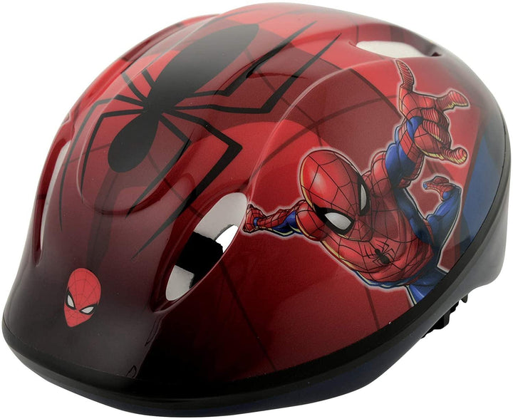 Spiderman Boys Safety Helmet, Red, 48-54 cm - Yachew
