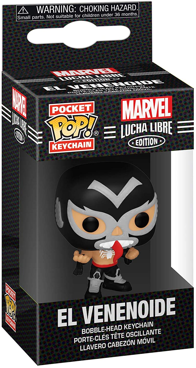 Marvel Lucha Libre Edition El Venenoide Funko 53891 Pocket Pop!