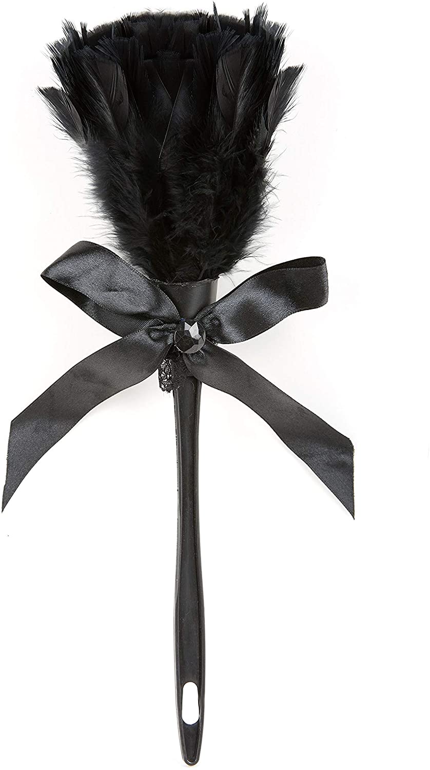Smiffys Gothic Feather Duster Zwart