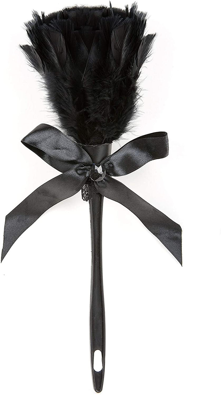 Smiffys Gothic Feather Duster Zwart