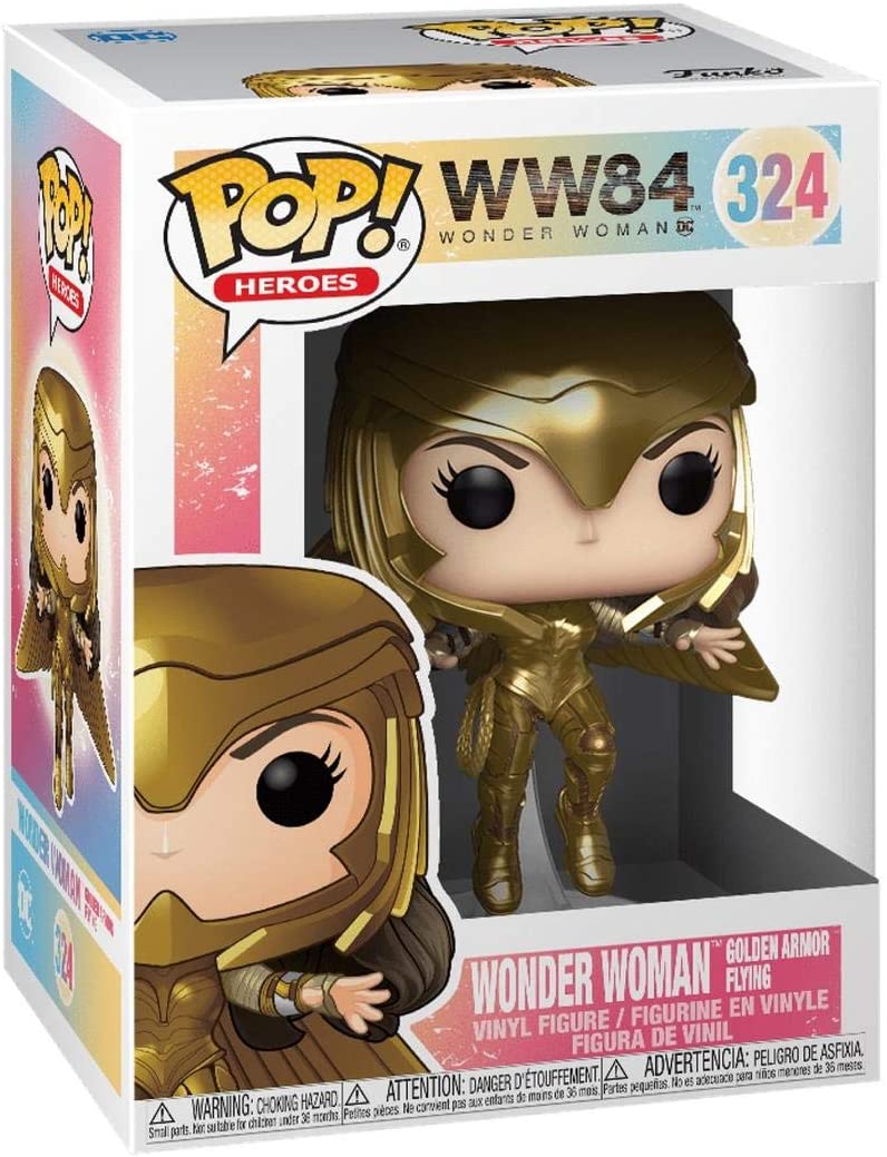 WW 84 Wonder Woman Golden Armor Flying Funko 46660 Pop! Vinyl #324