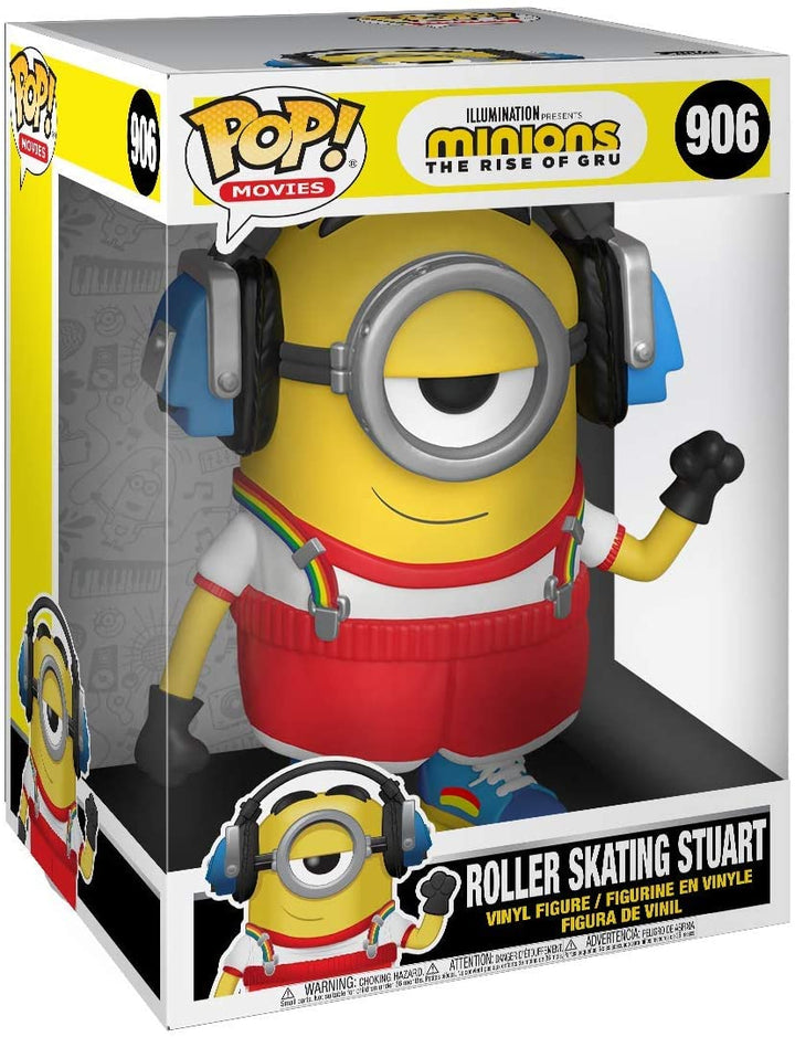 Illumination Minions L&#39;ascesa di Gru Roller Skating Stuart Funko 47811 Pop! Vinile #906
