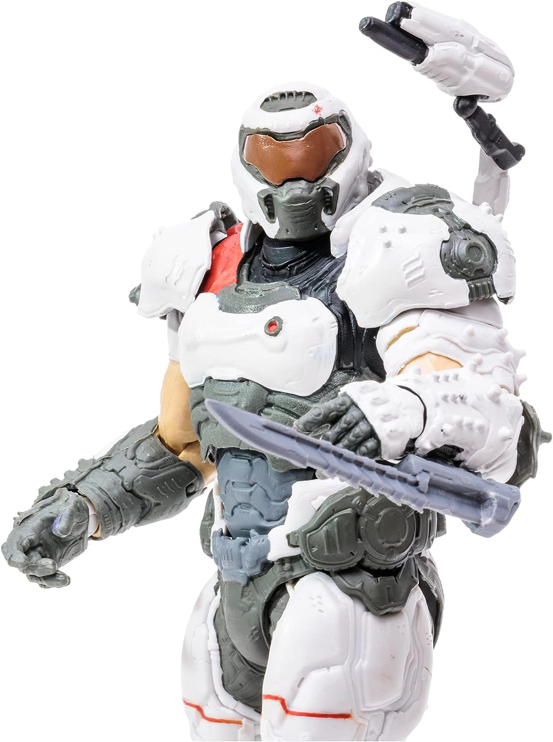 McFarlane Doom Slayer Action Figure - 18 cm Collectible with White Armor (Ages 14+)