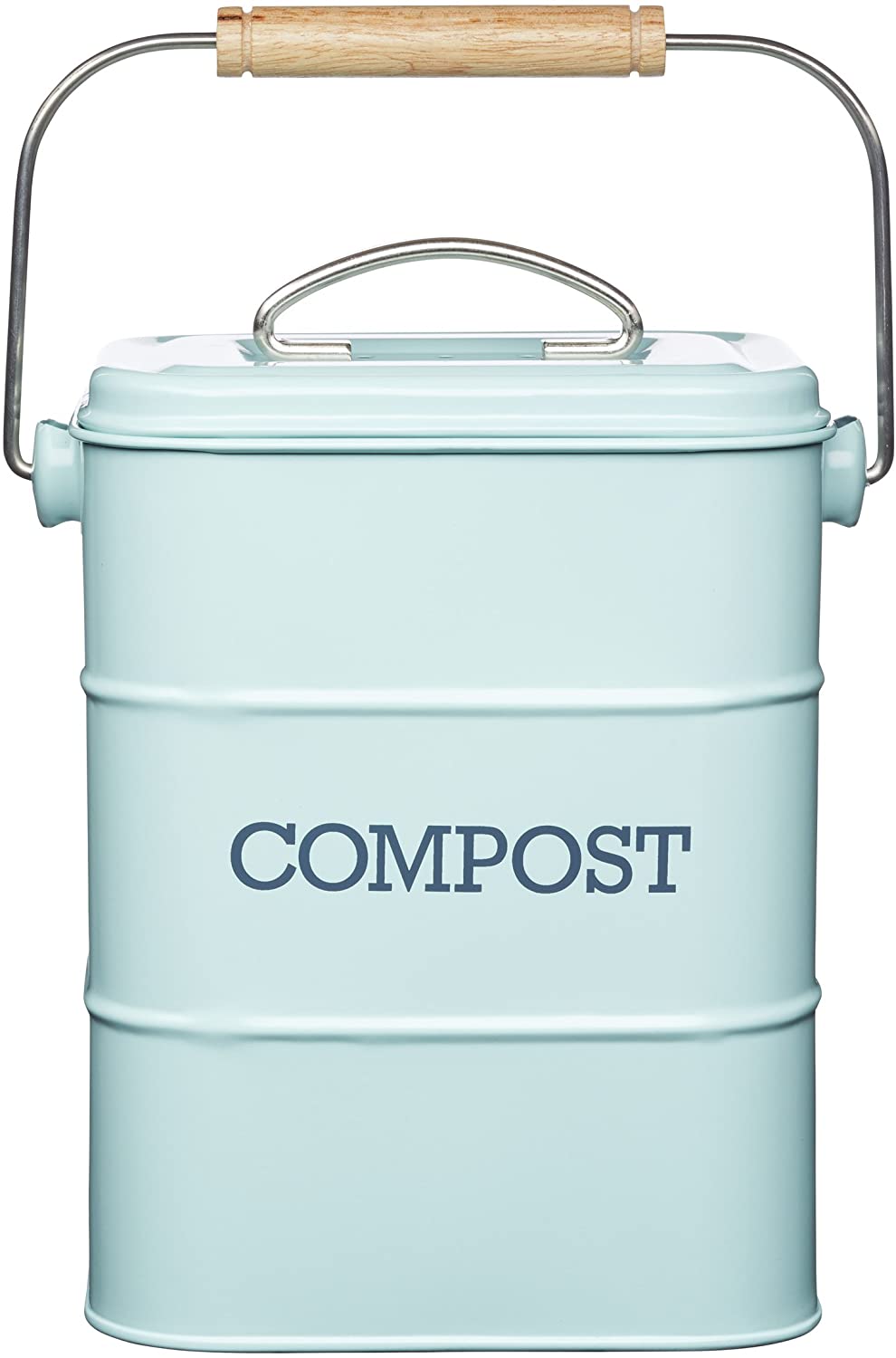 Kitchen Craft Living Nostalgia 3 liter roestvrijstalen compostbak
