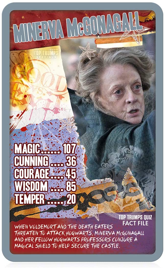 Top Trumps Harry Potter und die Heiligtümer des Todes, Teil 2, Kartenspiel