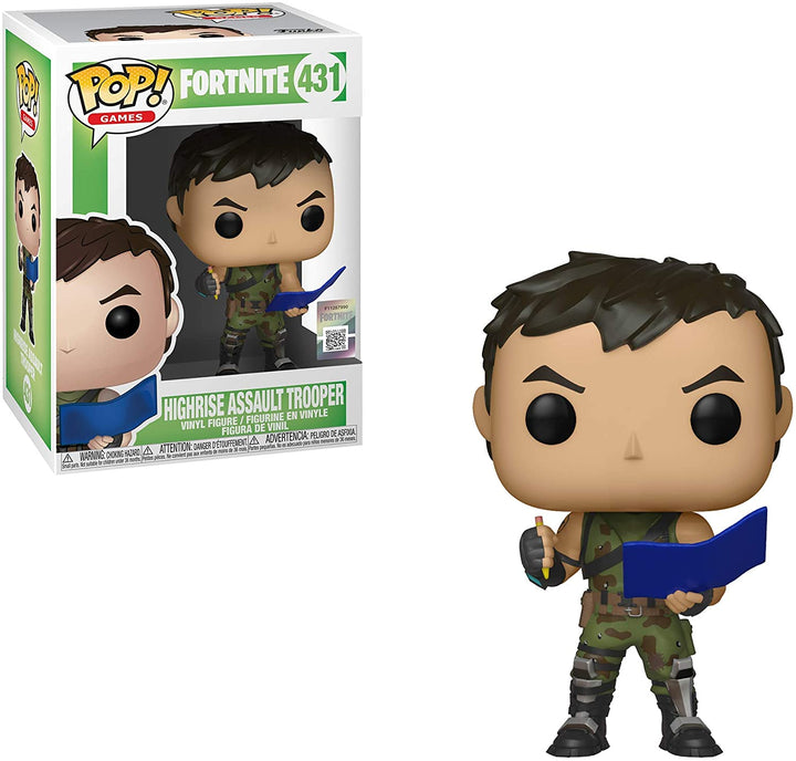 Fortnite Highrise Assault Trooper Funko 34465 Pop! Vinyl #431
