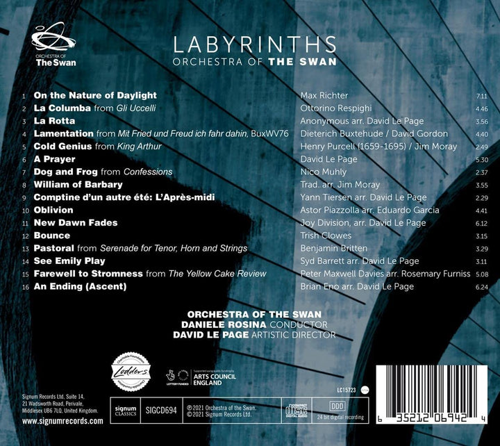 Orchestra Of The Swan: Labyrinths [Audio CD]