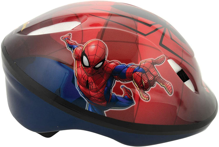 Spiderman Boys Safety Helmet, Red, 48-54 cm - Yachew