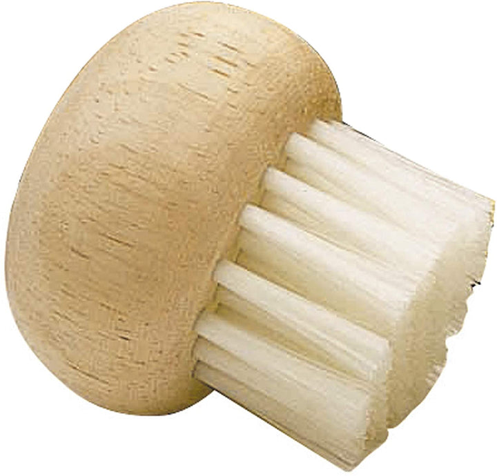 KitchenCraft Houten Paddenstoelenborstel, Rubberhout / Nylon, 5,5 cm