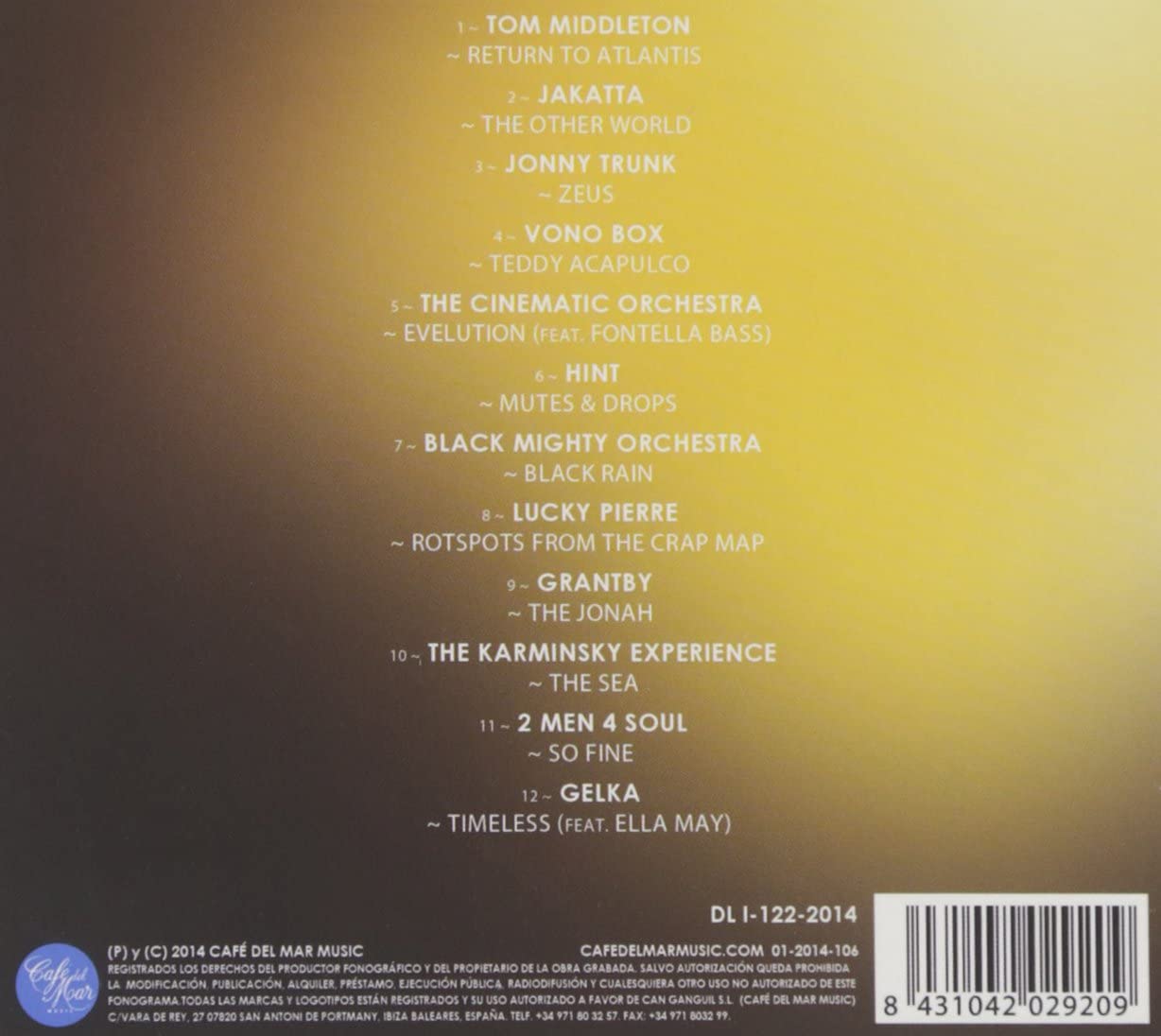 Various Artists - Café Del Mar Jazz 2 Audio CD