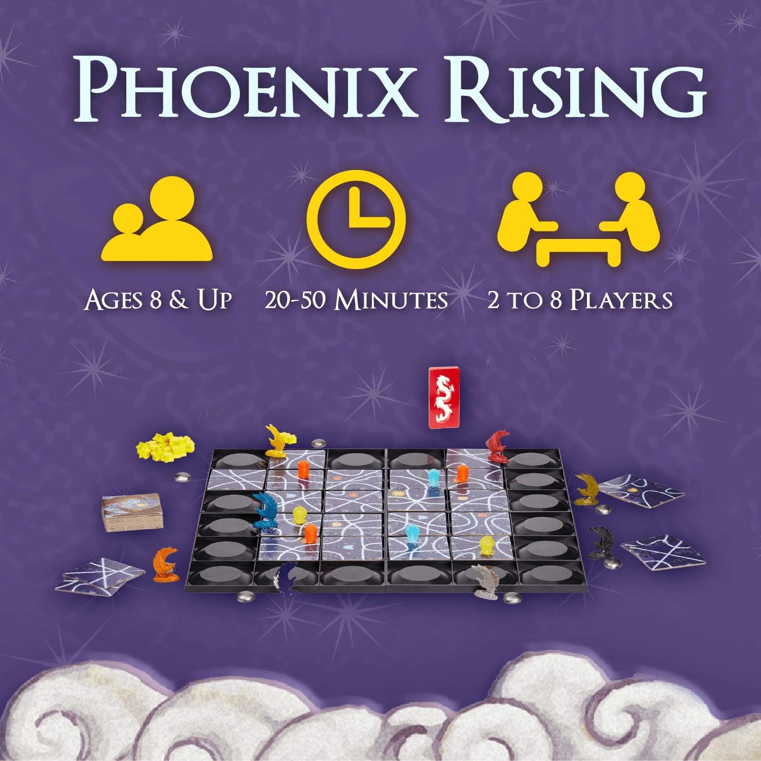 Calliope Tsuro: Phoenix Rising Board Game CLP120 5