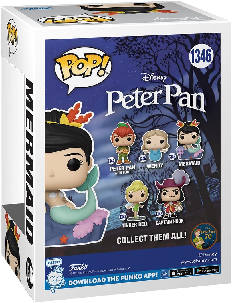 Funko Pop! Disney: Peter Pan 70. Jubiläum - Meerjungfrau Vinyl Figur #1346 (70696) 3