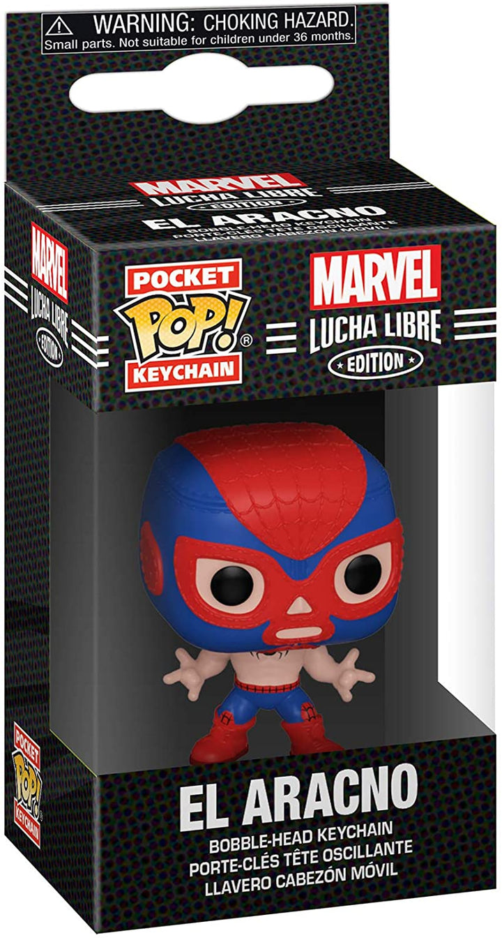 Marvel Lucha Libre Edition El Aracno Funko 53890 Pocket Pop!