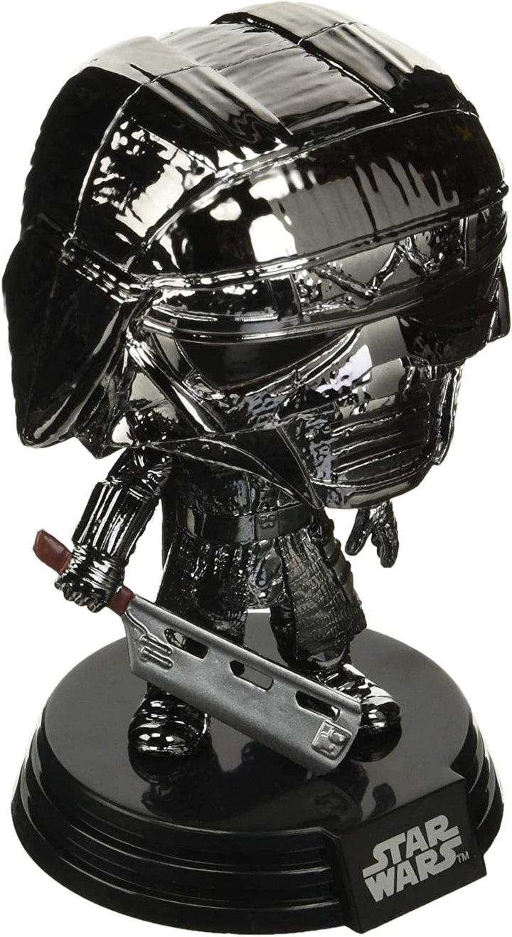 Star Wars: The Rise of Skywalker Knight of Ren (Heavy Blade, Hematite) Chrome Funko 47245 Pop! Vinile #335