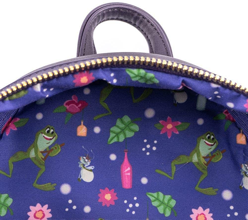 Loungefly Disney Prinzessin und der Frosch Tianas Palast Mini-Rucksack 3