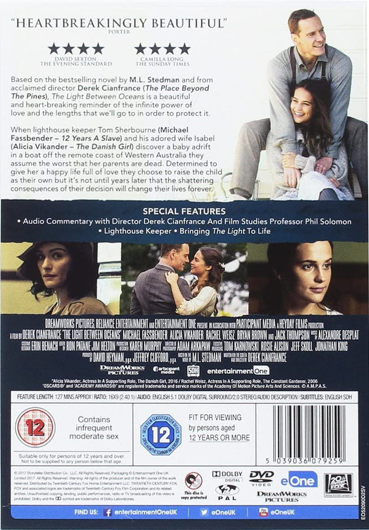 La luce tra gli oceani [DVD]