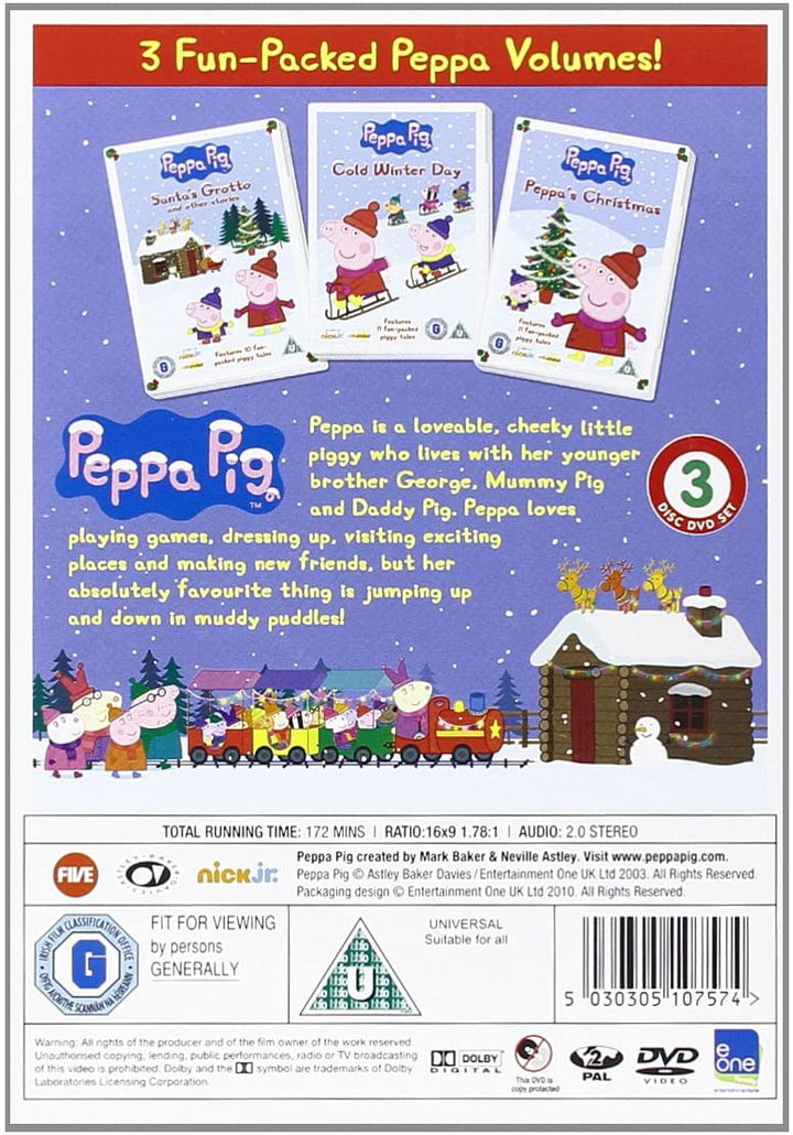 Peppa Pig Triple - The Christmas Collection (Vol 7,9 & 13)