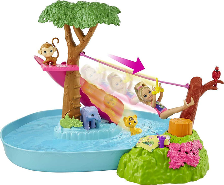 Barbie GTM85 DHA SP-Chelsea Jungle River speelset